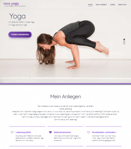 Webdesign TavaYoga