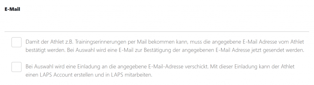 LAPS Screenshot E-Mail Einladung