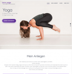 Webdesign TavaYoga