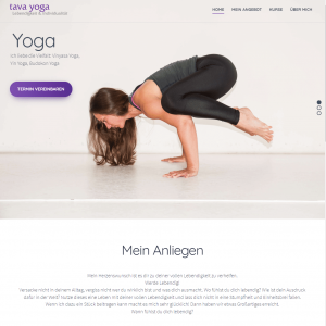 Webdesign TavaYoga